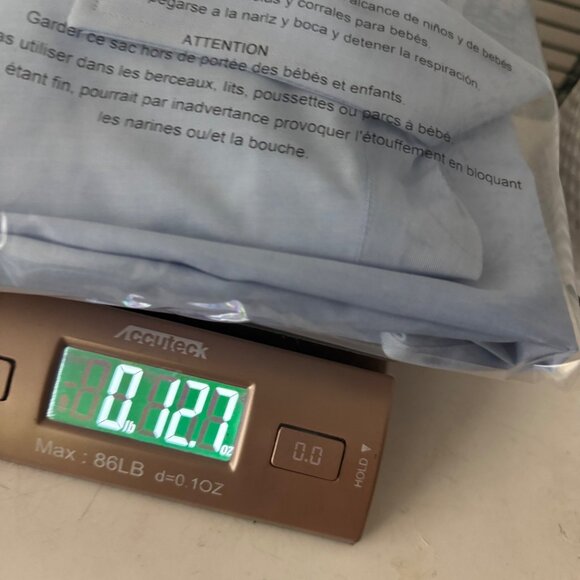 Mens XL Magnetic Button Dress Shirt By MagnaReady Light Blue Stretch Collar nwot - Picture 10 of 10